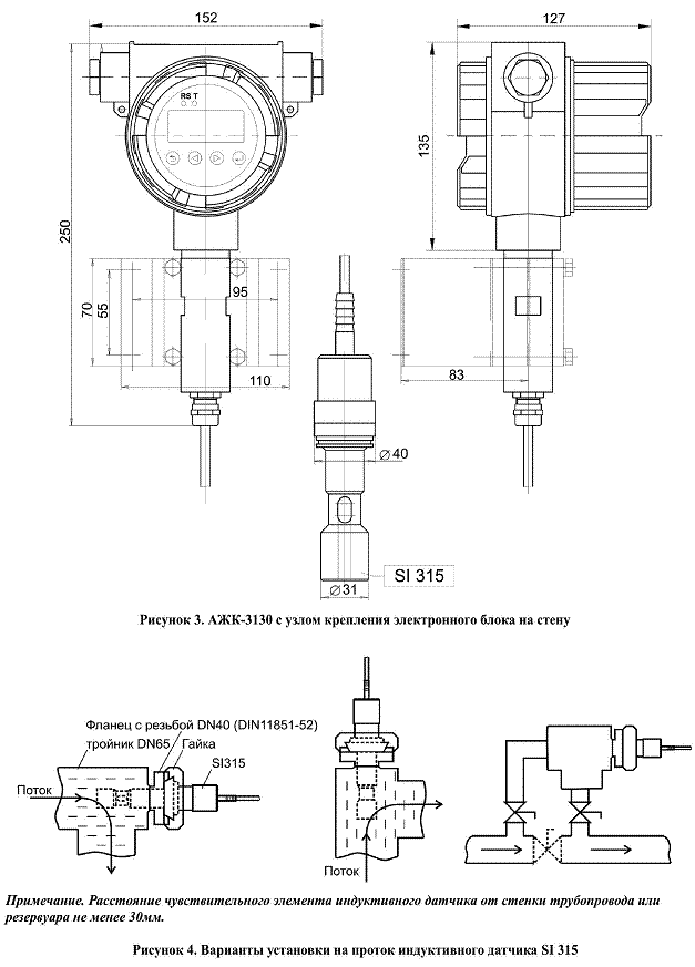 АЖК-3130 кондуктометр-концентратомер с бесконтактным индуктивным проточным датчиком АЖК-3130 кондуктометр-концентратомер с бесконтактным индуктивным проточным датчиком