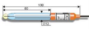 ЭС-10102 pH-электрод промышленный стеклянный (диапазон измерения 1...13pH)