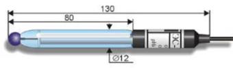 ЭС-10602 pH-электрод промышленный стеклянный общего назначения (диапазон измерения 0..12 pH)