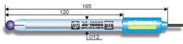 ЭС-10603 pH-электрод лабораторный стеклянный общего назначения (диапазон измерения 0..12 pH)