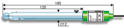 ЭСК-10301 pH-электрод комбинированный стеклянный (0..14 pH, 20..100°С)