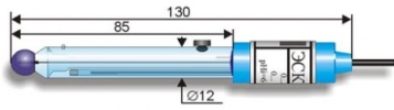 ЭСК-10602 pH-электрод комбинированный стеклянный (0..12 pH, 0..100°С)