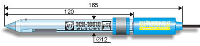 ЭСК-10610 pH-электрод комбинированный стеклянный (0..12 pH, 0..100°С)