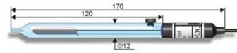 ЭСр-10101 электрод сравнения лабораторный двухключевой хлорсеребрянный (рабочая температура -5..100°С)