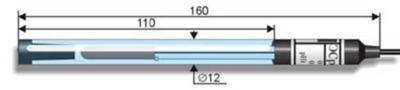 ЭСр-10104 электрод сравнения промышленный двухключевой хлорсеребрянный (рабочая температура -5..100°С)