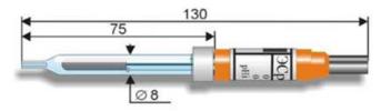 ЭСр-10107 электрод сравнения лабораторный двухключевой хлорсеребрянный (рабочая температура -5..100°С)