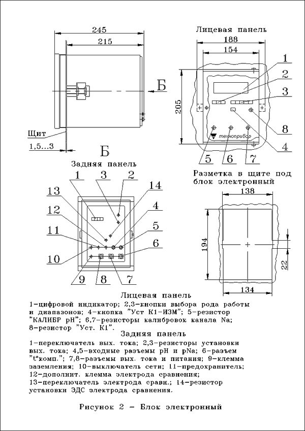 АН-012 анализатор натрия промышленный стационарный АН-012 анализатор натрия промышленный стационарный